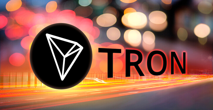 Das Logo der TRX-Coin