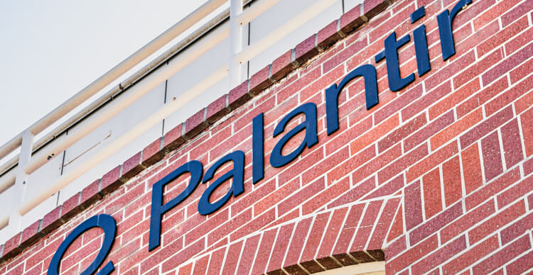 Das Gebäude von Palantir in Palo Alto